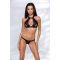 Комплект білизни Passion Exclusive MIRAJANE SET XXL/XXXL, black, підтримувальний ліф-топ і трусики
