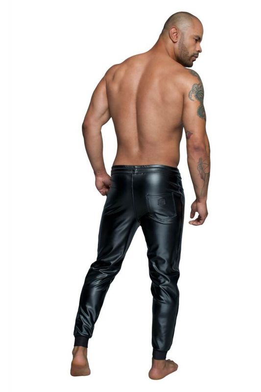 Чоловічі трегінси Noir Handmade H063 Powerwetlook treggings, XXL, мокрий ефект
