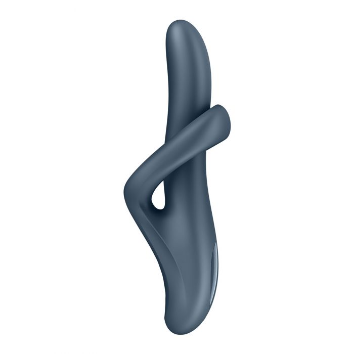 Вібратор з ротацією Satisfyer Heat Flex 4 Grey, підігрів до 39°C