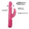 Вібратор-кролик Dorcel Baby Rabbit Magenta 2.0 з перлинним масажем і головкою, що обертається