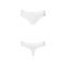 Трусики-бразиліана з бавовни Passion PS005 PANTIES S, white
