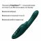 Смарт-вібратор Zalo Ares Turquoise Green, підігрів, 3 мотори, язичок для клітора, стимуляція точки G