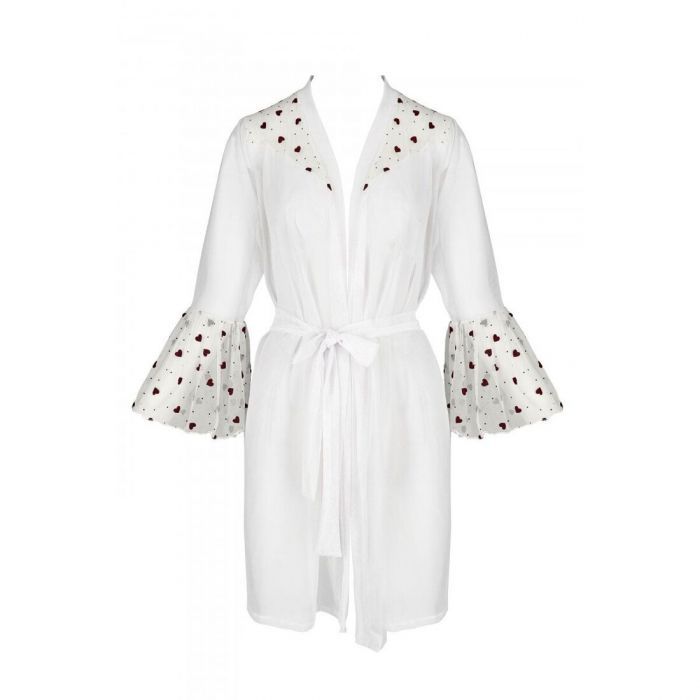Повітряний пеньюар Passion LOVELIA PEIGNOIR XXL/XXXL, white