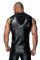 Чоловіча безрукавка з капюшоном Noir Handmade H062 Hooded Shirt, XL, мокрий ефект