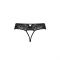 Мереживні стрінги з доступом Passion SENIA THONG XXL/XXXL, black