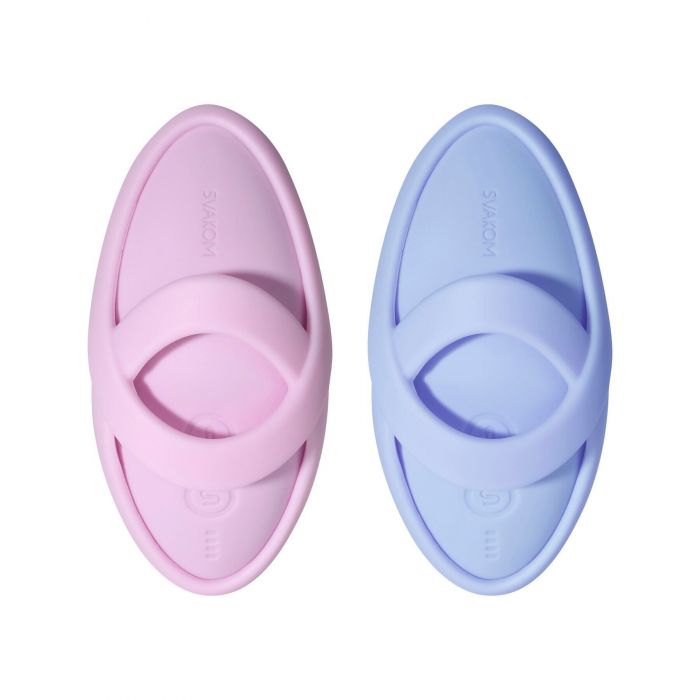 Смарт-вібратор для клітора Svakom Echo 2 Pink Lilac, підігрів до 38 °C, знімна насадка на палець