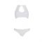 Комплект із бра, трусиків з ажурним декором та відкритим кроком Passion URSULA SET XXL/XXXL, white