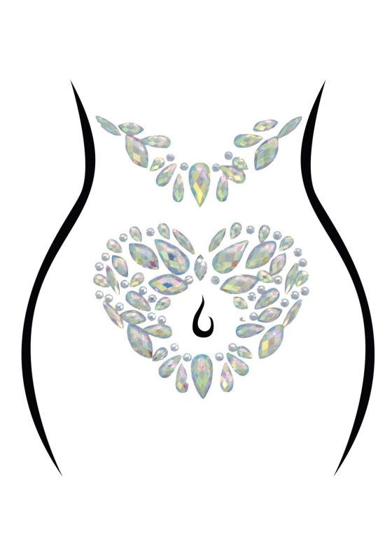 Стрази-прикраси для тіла Leg Avenue Novalie body jewels sticker, наліпки