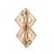 Затискачі для сосків з важкою підвіскою LOCKINK Adjustable Nipple Clamps with Heavy Pendant, під золото