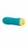 Віброкуля S Pleasures Bullets Twist & Shout Turquoise, бірюзова, ребриста поверхня, 10 режимів
