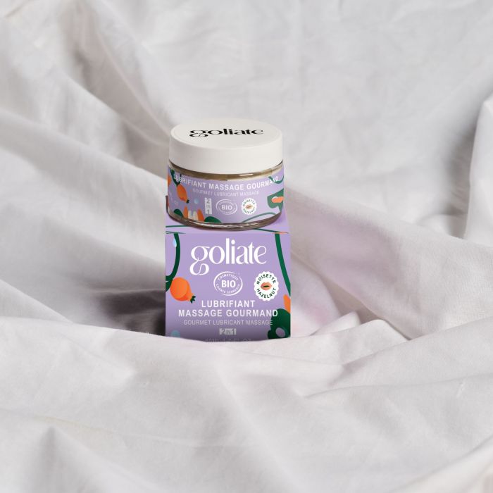 Масажна олія-лубрикант з ароматом та смаком фундука Goliate Couple Gourmand Noisette 50 мл