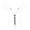 Затискачі для сосків з фіксацією на пенісі Art of Sex – Nipple Clamps for Men, екошкіра