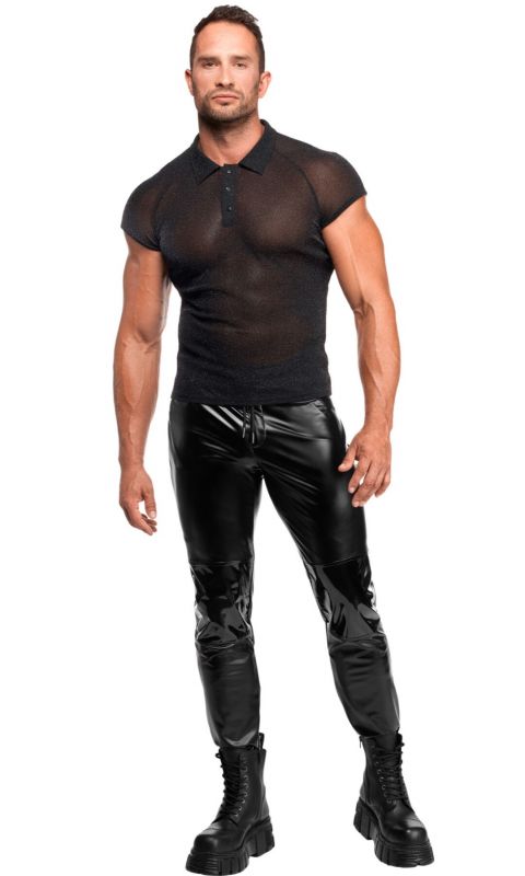 Чоловіче поло Noir Handmade H082 Onyx veil polo L