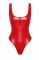 Боді Noir Handmade F352 Red powerwetlook body - XL