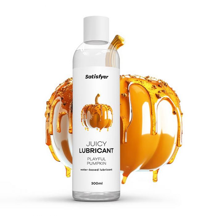 Лубрикант на водній основі Satisfyer Juicy Lubricant Playful Pumpkin water based 300 мл