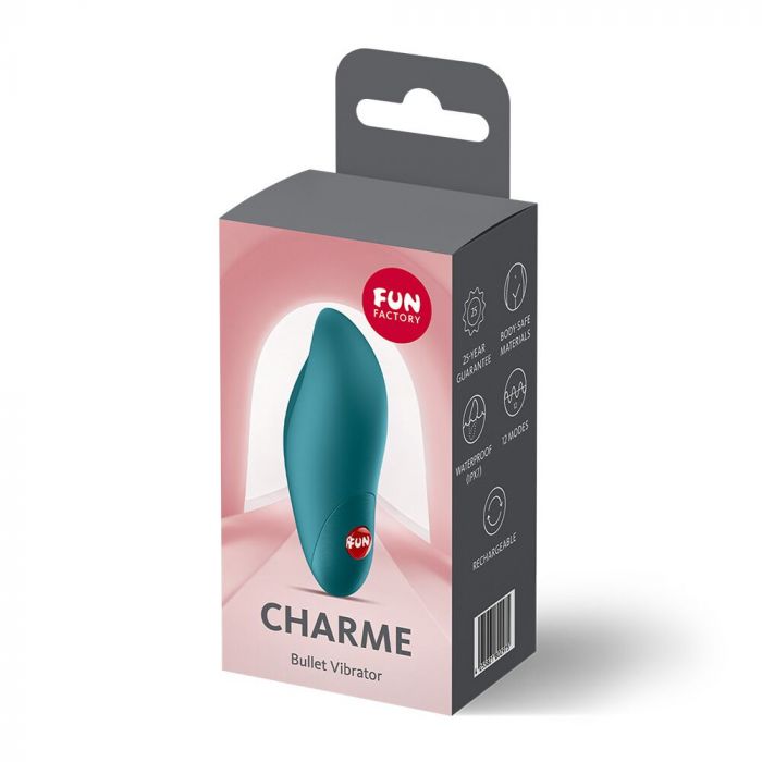 Віброкуля Fun Factory Charme Bottle Green, 12 режимів, перезаряджувана