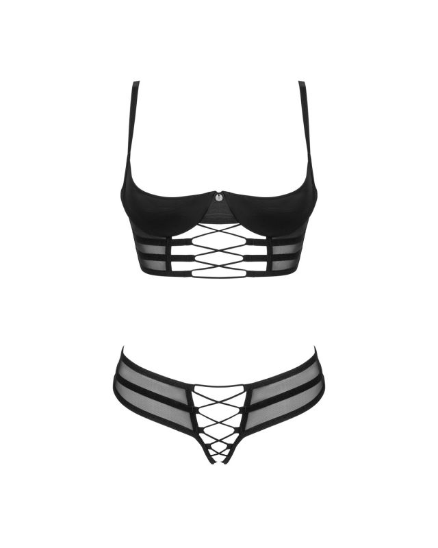 Комплект Obsessive Roxelia 2-pcs crotchless set XL/2XL