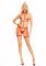 Костюм медсестри Leg Avenue 2PC Vegan Leather Nurse Harness Teddy and Headband Red S, шапочка