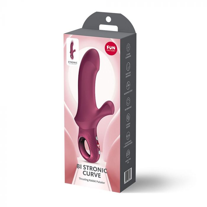 Пульсатор Fun Factory Bi Stronic Curve Wine Red