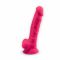 Фалоімітатор SilexD Johnny Pink (MODEL 1 size 7in), двошаровий, силікон + Silexpan, діаметр 3,8см