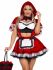 Костюм Червоної Шапочки Leg Avenue Flirty Miss Red Top and Skirt M