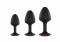 Анальна пробка Dorcel Geisha Plug Ruby M з кулькою всередині, створює вібрації, макс. діаметр 3,2см