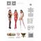 Бодістокінг Passion BS061 white, комбінезон, імітація панчіх