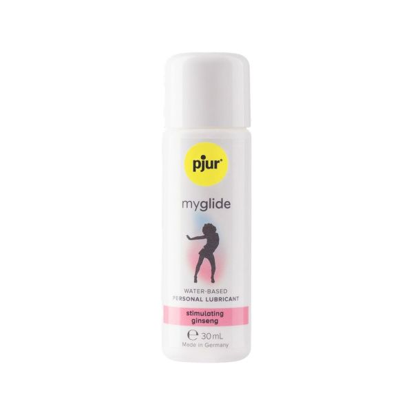 Збуджувальний лубикант на водній основі pjur myglide 30 мл, із женьшенем, тепло+поколювання