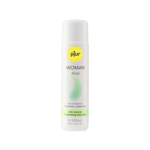 Лубрикант на водній основі pjur Woman Aloe 100 мл, з екстрактом алое, зволожувальний, без парабенів