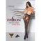 Еротичні колготки Passion TIOPEN 002 3/4 (20 den), black, імітація панчох і пояса