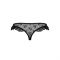 Трусики з оборками Passion Exclusive DONIA THONG S/M, black