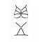 Бюстгальтер-стрепи Passion Exclusive ARMANDA BRA S/M, black