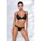 Комплект білизни Passion Exclusive GLAMISS SET S/M, black