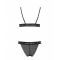 Комплект білизни Passion Exclusive GLAMISS SET S/M, black