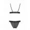 Комплект білизни Passion Exclusive GLAMISS SET XXL/XXXL, black