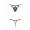 Стрінги зі стреп Passion Exclusive MEGGY THONG S/M, black