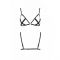 Відкритий бюстгальтер-стрепи Passion Exclusive NICKY BRA L/XL, black