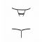 Трусики-стрепи Passion Exclusive SHELLY THONG S/M, black