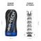 Мастурбатор Tenga Air-Tech Twist Ripple Blue зі змінною тугістю обхвату, ефект глибокого мінету