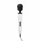 Вібромасажер DOXY Original White, дуже потужний, живлення 220В, пульсівні вібрації