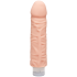Фалоімітатор Doc Johnson The D: Shakin D 7 Inch Vibro ULTRASKYN, діаметр 3,8 см, плавне регулювання