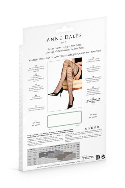 Панчохи Anne De Ales STELLA T4 Black