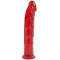 Фалоімітатор Doc Johnson Jelly Jewels Dong & Suction Cup Red, діаметр 3,6 см, антибактеріальний ПВХ