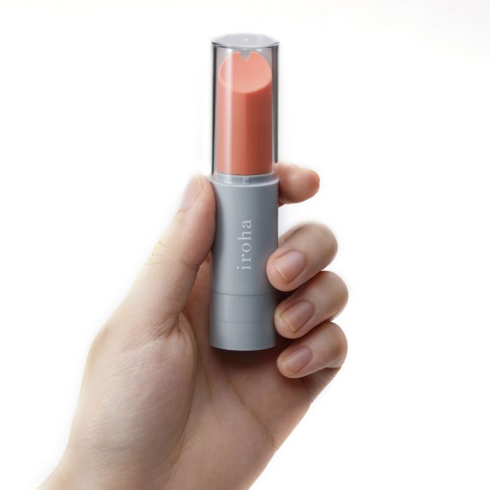 Вібратор-помада IROHA STICK Grey, плавне збільшення потужності