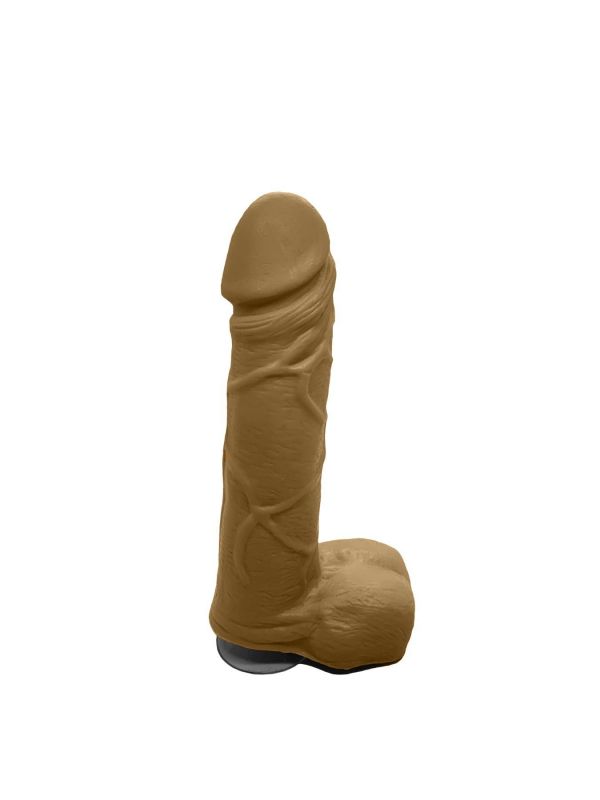 Мило у формі пеніса Чистий Кайф Brown size M, крафтове мило-член, натуральне