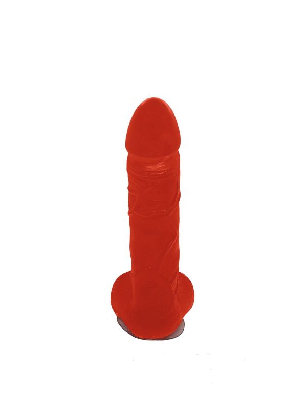 Мило у формі пеніса Чистий Кайф Red size L, крафтове мило-член, натуральне
