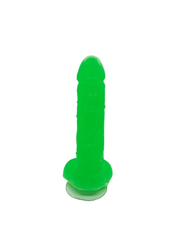 Мило у формі пеніса Чистий Кайф Green size L, крафтове мило-член, натуральне