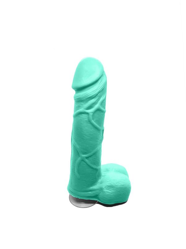 Мило у формі пеніса Чистий Кайф Turquoise size M, крафтове мило-член, натуральне