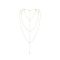 Ланцюжок для спини Bijoux Indiscrets Magnifique Back and Cleavage Chain - Gold, прикраса для тіла