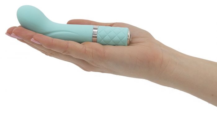 Розкішний вібратор Pillow Talk - Racy Teal з кристалом Swarovski для точки G, подарункове паковання